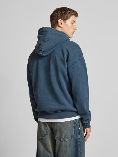 REVIEW Hoodie mit Kapuze Dunkelblau 5