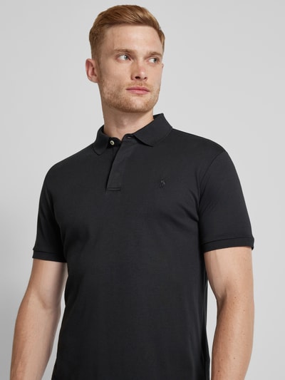 Polo Ralph Lauren Poloshirt mit gerippten Ärmelabschlüssen Black 3