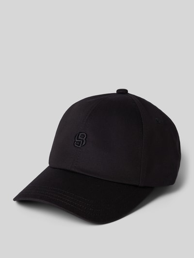 Produktfoto, Basecap aus reiner Baumwolle Modell 'ARI-B-ICON' von BOSS, Optik: Unifarben, Logo-Stitching, Ösen, verstellbarer Riegel, Materialverarbeitung: Twill
