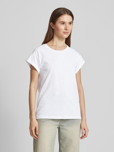 Jake*s Casual T-shirt met ronde hals Wit - 4