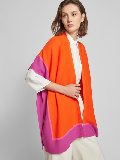 Milano Italy Cape im Colour-Blocking-Design Koralle 3