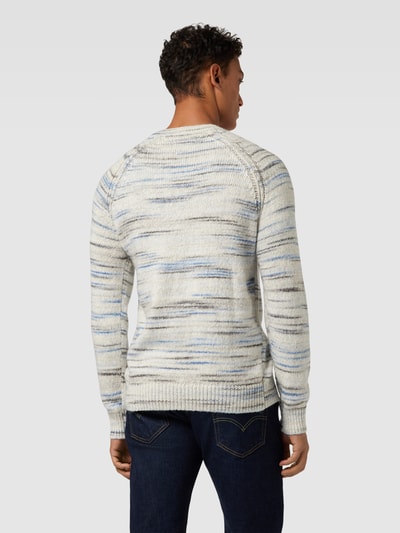 s.Oliver RED LABEL Gebreide pullover met ribboorden Offwhite - 5