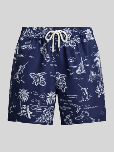 Polo Ralph Lauren Underwear Regular Fit Badeshorts mit Tunnelzug Dunkelblau 2