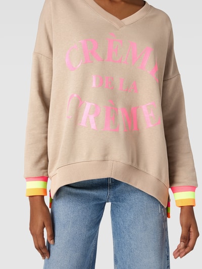 miss goodlife Sweatshirt mit Statement-Print Sand 3