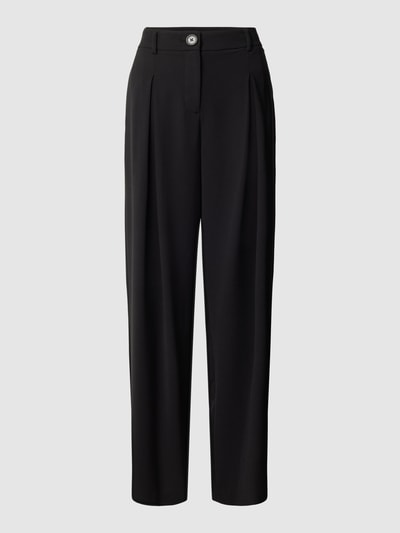 ARMANI EXCHANGE Regular fit stoffen broek met stolpplooien Zwart - 2