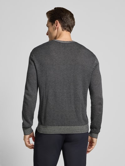 ARMANI EXCHANGE Gebreide pullover met zijde Donkerblauw - 5