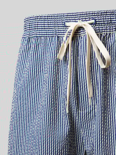 Les Deux Loose Fit Badeshorts mit elastischem Bund Hellblau 2