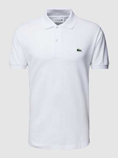 Lacoste Classic fit poloshirt met labeldetail Wit - 2