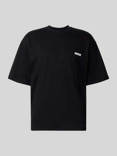 WOODBIRD T-Shirt mit Label-Print Black 2