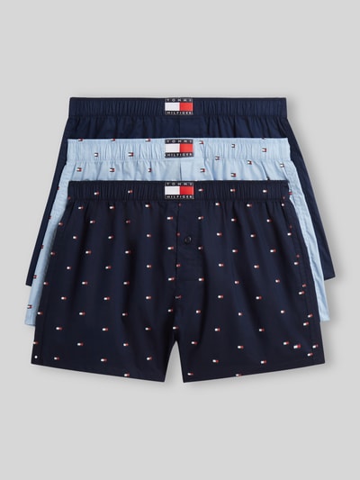 Tommy Hilfiger Bokserki z detal z logo w zestaw 3 szt. Granatowy 2