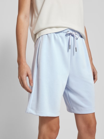 Rich & Royal Sweatshorts met elastische band Lichtblauw - 3