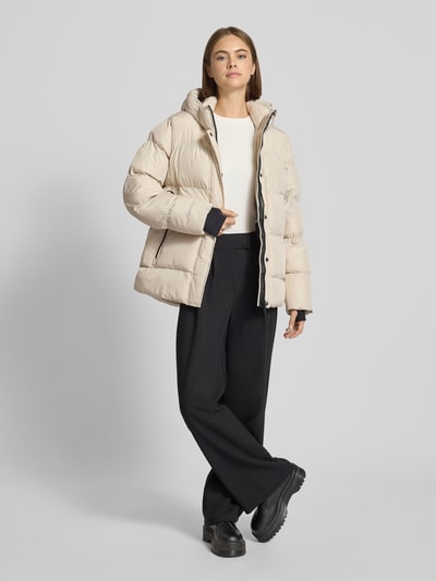 Superdry Gewatteerd jack met blinde ritssluiting en capuchon Offwhite - 1