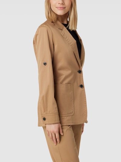 Marc Cain Blazer met reverskraag Cognac - 4