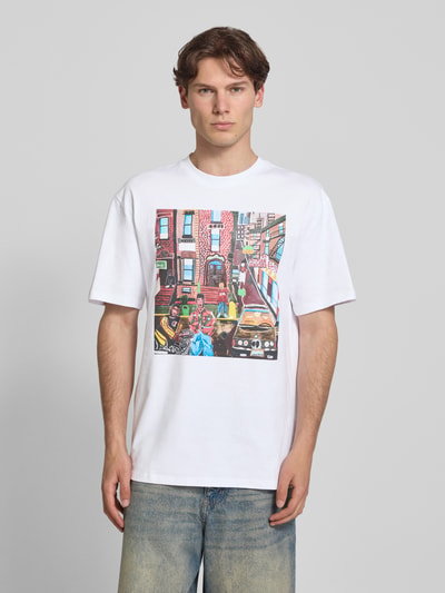 Karl Kani T-Shirt mit Motiv-Print Weiss 4