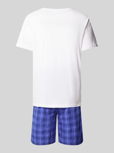 Tommy Hilfiger Pyjama aus reiner Baumwolle Hellblau 3