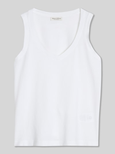 Marc O'Polo Regular Fit Top aus reiner Baumwolle Weiss 2
