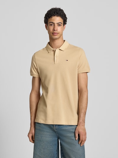 Tommy Jeans Regular Fit Poloshirt Modell 'TJM SLIM PLACKET POLO EXT' Beige 4