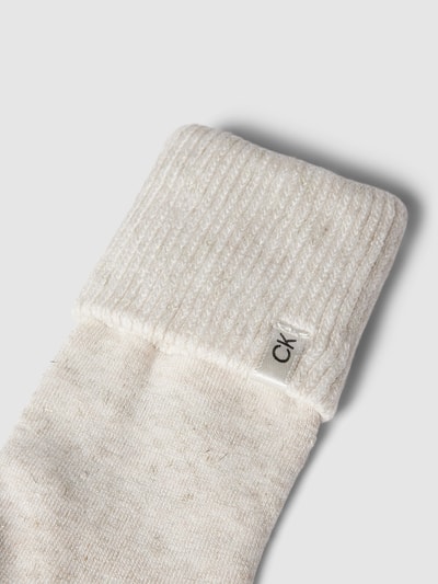 CK Calvin Klein Socken mit Label-Stitching Beige 2