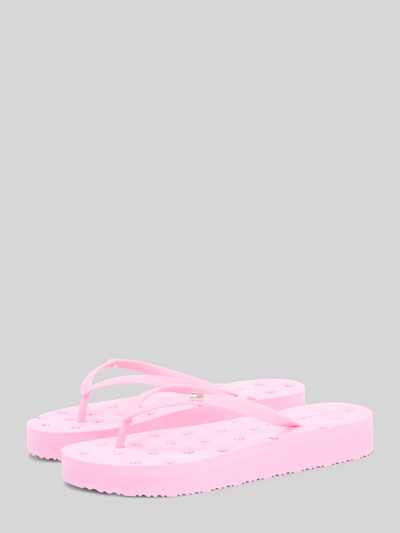 Tommy Hilfiger teenslippers met logodetail Roze - 2