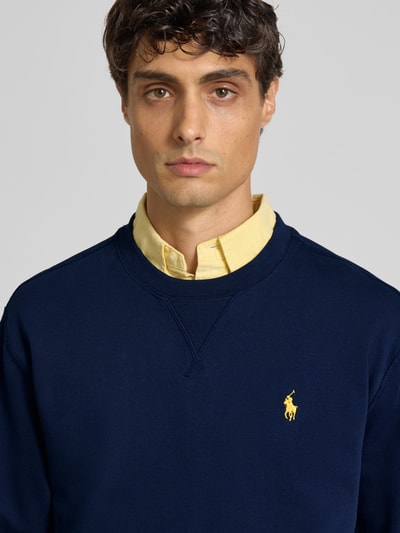 Polo Ralph Lauren Sweatshirt met labelstitching Marineblauw - 3