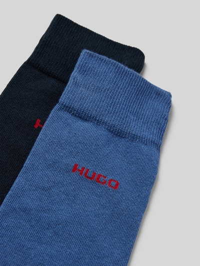 HUGO Socken mit Label-Print im 2er-Pack Blau 2