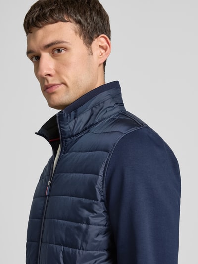 Christian Berg Men Sweatjack met capuchon Marineblauw - 3