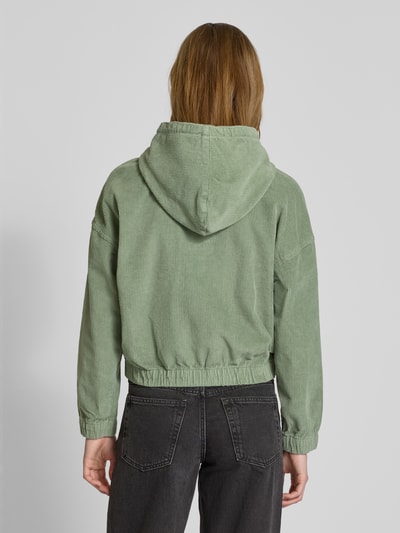 Only Comfort fit corduroy jack van katoenmix, model 'KENZIE' Rietgroen - 5