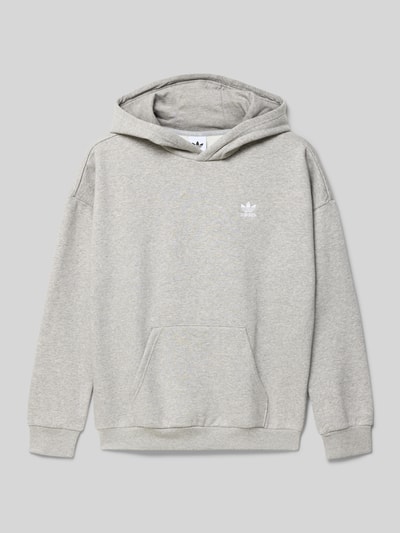 adidas Originals Regular Fit Hoodie aus Baumwoll-Mix Mittelgrau Melange 1