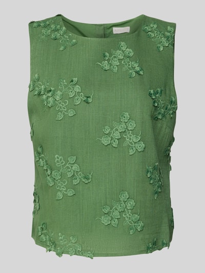 Apricot Regular fit blousetop met stitchings Groen - 2