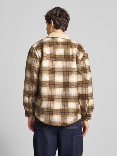 Tommy Jeans Oversized overhemdjack met all-over motief Beige - 5