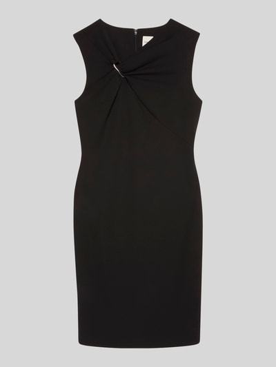 Calvin Klein Womenswear Figurbetontes Cocktailkleid mit dekorativer Schnalle Black 2