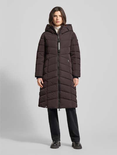 khujo Płaszcz pikowany z dwustronnym zamkiem błyskawicznym model ‘FLESCH’ Oberżynowy 4