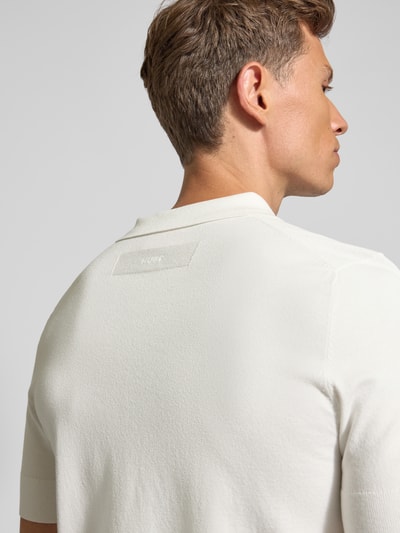 HUGO Regular Fit Poloshirt aus Viskose-Mix Modell 'SAN PETER-CV' Offwhite 3