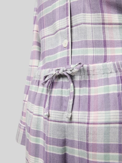 Lauren Ralph Lauren Pyjama met reverskraag Lila - 2