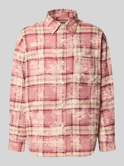 WOODBIRD Freizeithemd mit Knopfleiste Modell 'Jong' Altrosa 2