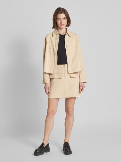 HUGO Blazer in unifarbenem Design Modell 'Anderi' Beige 1