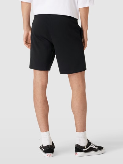 JACK & JONES Szorty z dzianiny dresowej z nadrukiem z logo Czarny 5
