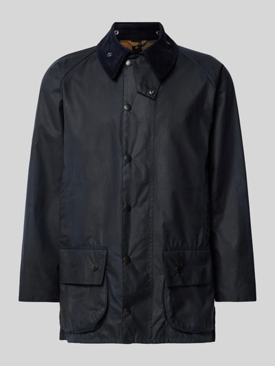 Barbour Jacke mit aufgesetzten Pattentaschen Marine 2