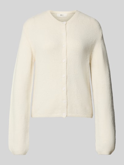 Gina Tricot Kurtka z dzianiny z listwą guzikową Złamany biały 2