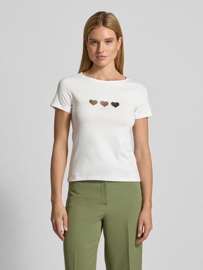 MORE & MORE T-shirt met motiefprint Offwhite - 4