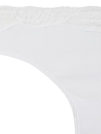 Hanro Slip in Ripp-Optik Weiss 6