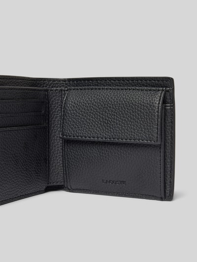Lacoste Portemonnee in leerlook  Zwart - 3