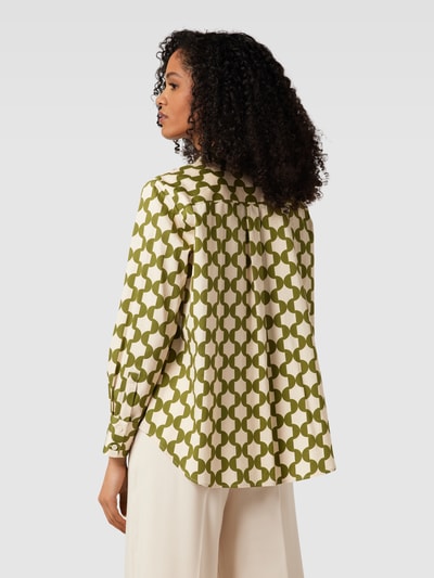 Seidensticker Overhemdblouse met grafisch motief Groen - 5