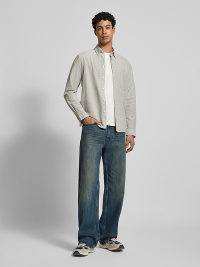 Marc O'Polo DENIM Regular Fit Freizeithemd aus reiner Baumwolle  Gruen 1