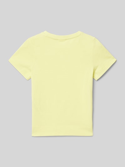 s.Oliver RED LABEL T-shirt met motiefprint Lichtgeel - 3