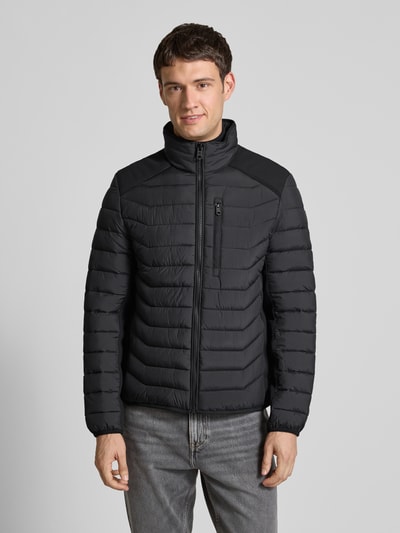 Tom Tailor Regular Fit Steppjacke mit Reißverschluss Black 4