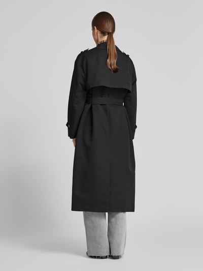 Vero Moda Taillierter Trenchcoat mit Riegeln Modell 'CHLOE' Black 5