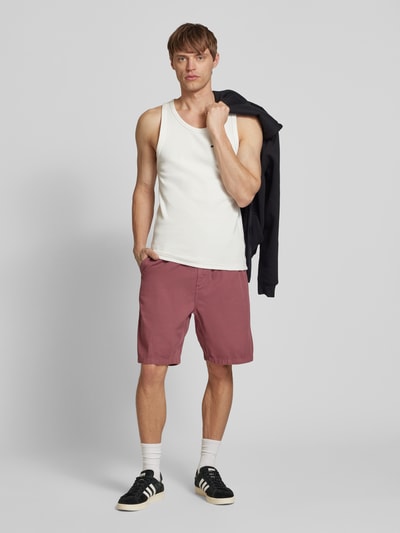 Carhartt Work In Progress Szorty z elastycznym pasem model ‘FLINT’ Brudnoróżowy 1