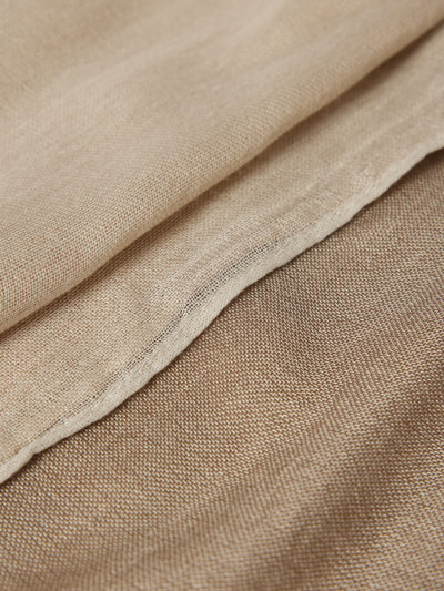 Marc O'Polo Sjaal met labelpatch Beige - 2