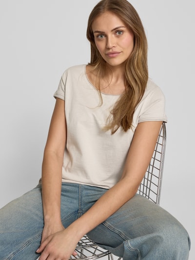 Christian Berg Woman T-Shirt mit Kappärmeln Mud 3